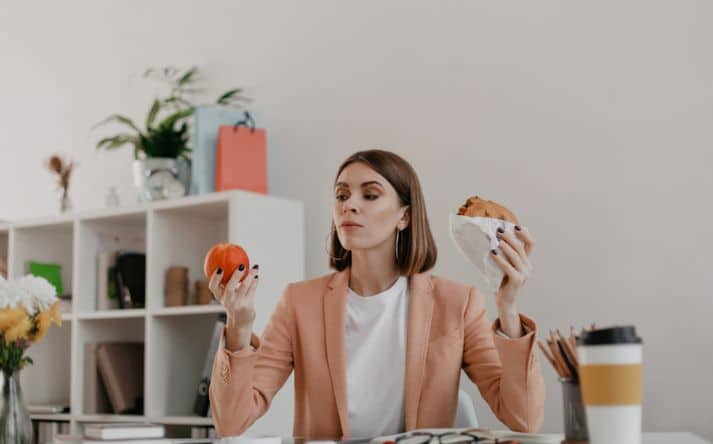 Næringsrig frokost på arbejdspladsen